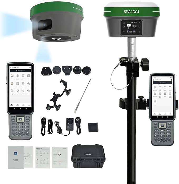 SMA60 AR Visual Photogrammetry RTK GNSS Survey System | Dual Cameras by SMAJAYU
