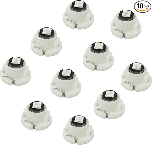 WLJH Red A/C Climate Control Heater Dash Indicator Light Switch Led Bulbs Kit by WLJH