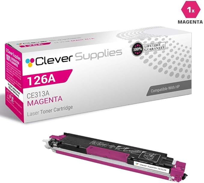 CS Replacement Compatible with HP PRO M175 MFP CE311A Cyan CE312A Yellow CE313A - Image 3