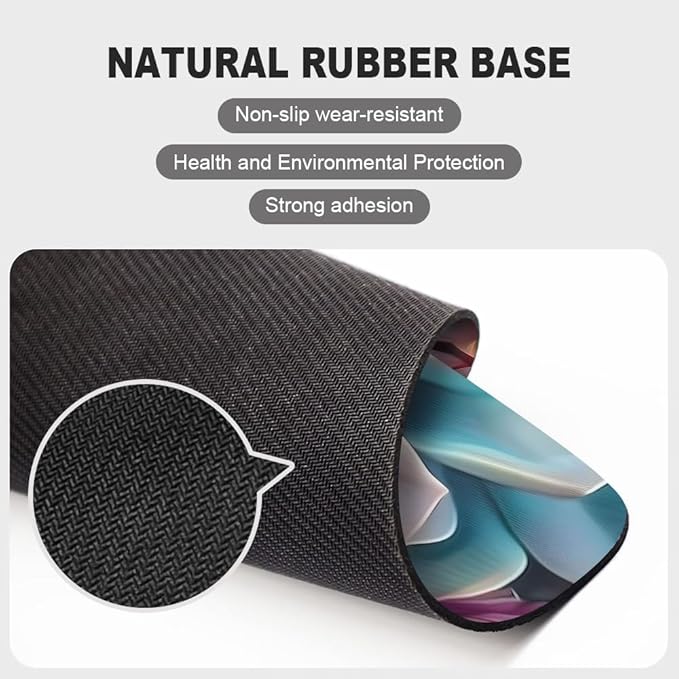 Succulent Square Mouse pad, Waterproof, Anti Slip Rubber Base, Computer Mouse - Image 4