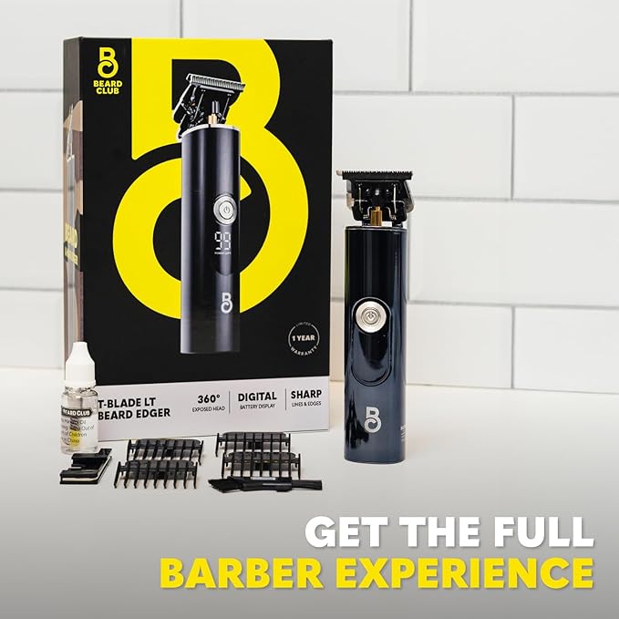 The Beard Club Professional T-Blade Beard Trimmer - Image 7