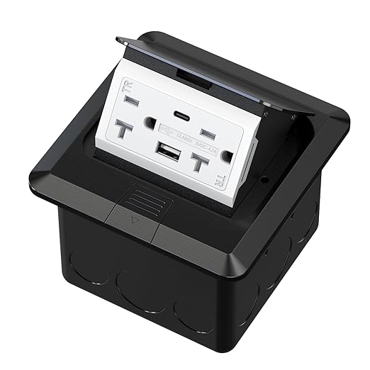 KYHSHJ USB Pop Up Floor Socket Kit by KYHSHJ