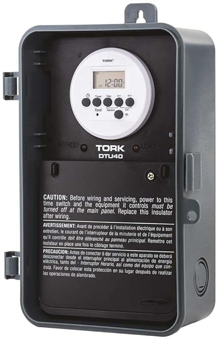NSi Industries TORK DTU40 Indoor/Outdoor, 7-Day 40-Amp Universal Multi-Volt by Global+Electrical+Supply