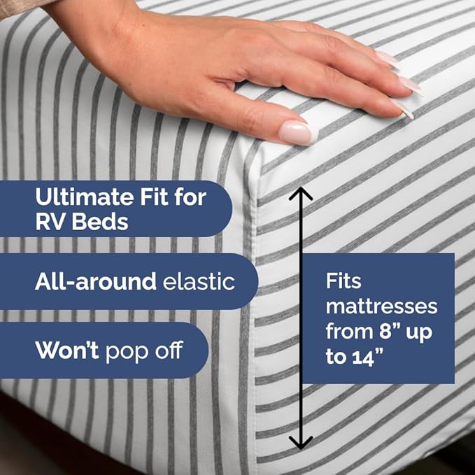 RV Short Queen Sheet Set 60 X 75 - Image 3