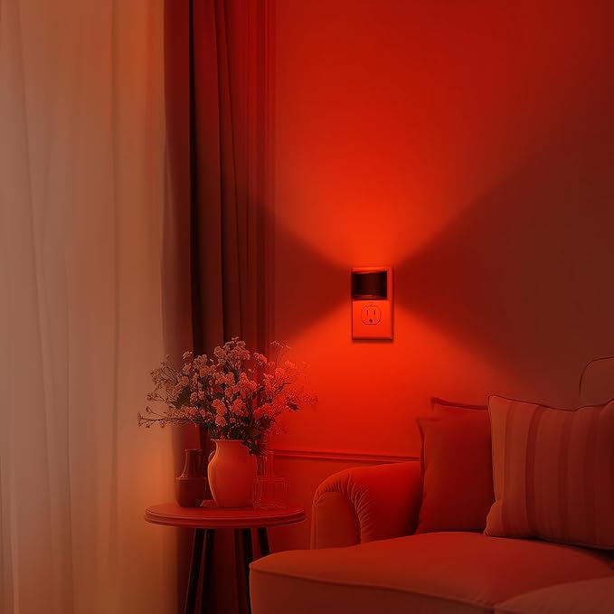 DORESshop LED Night Light, RGB Night Lights Plug into Wall, 3 Level Brightness - Image 3