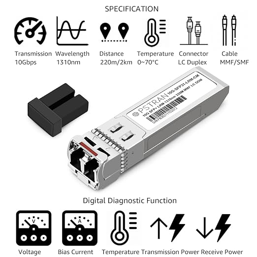 OPSTRAN 10GBASE-LRM SFP+ Optical Transceiver Module Compatible - Image 2