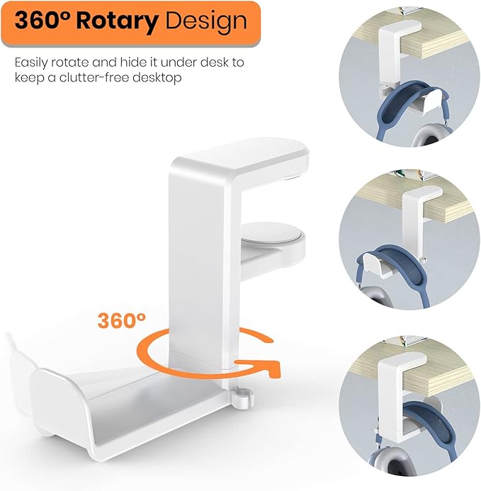 3in1 Rotating Headphone Holder - Image 5