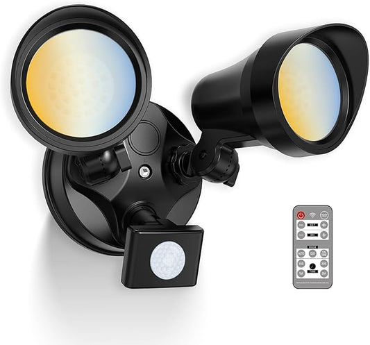 ALUSSO LED Security Lights Motion Sensor, 25W 2000LM Flood Lights Outdoor by ALUSSO
