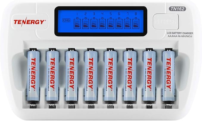 Tenergy Rechargeable Battery and Charger Combo TN162 by Tenergy