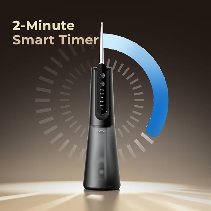 Bezvoi Portable Water Flosser for Teeth: Gum-Sensitive Friendly, Dual-Gear - Image 10
