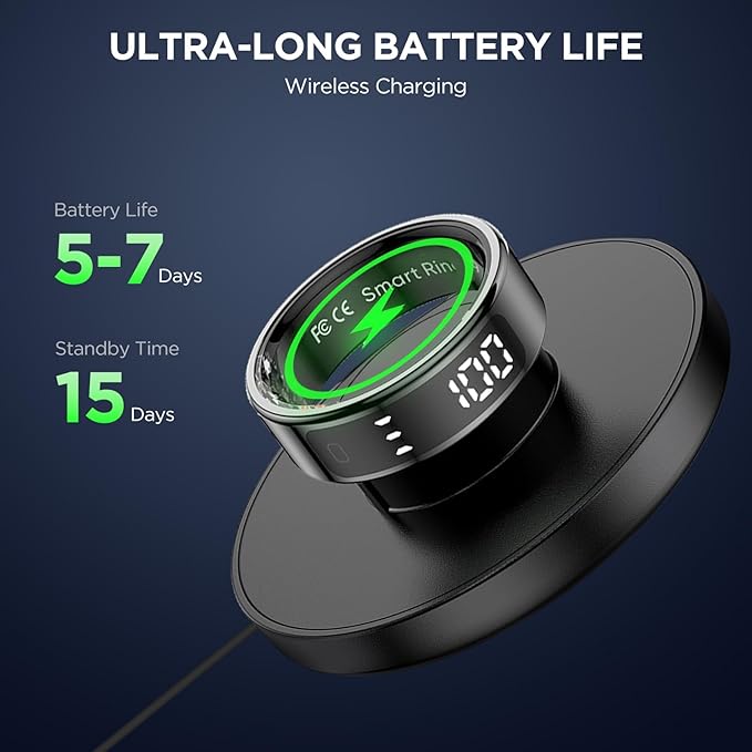 Smart Ring Health Tracker with Display Screen, Sleep Tracker with Heart Rate - Image 6