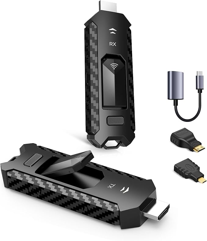 Wireless HDMI PRO- Transmitter and Receiver, Portable Multi-TVs Extender Kit by YOMAISHDMI
