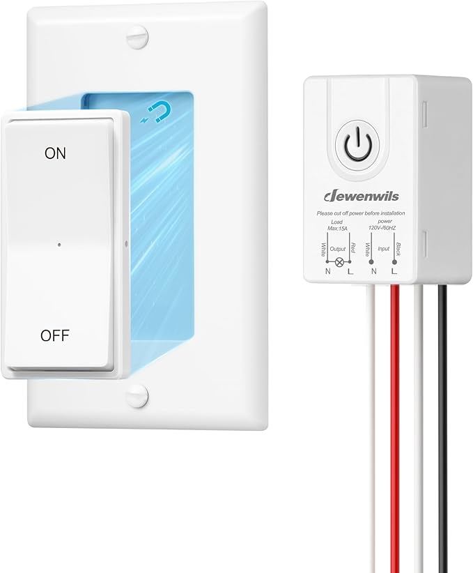 DEWENWILS Wireless Light Switch and Receiver Kit, No in-Wall Wiring Required - Image 8