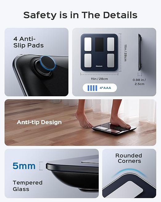 Masmssm Smart Scale for Body Weight, FSA&HSA Eligible, Bathroom Digital - Image 9