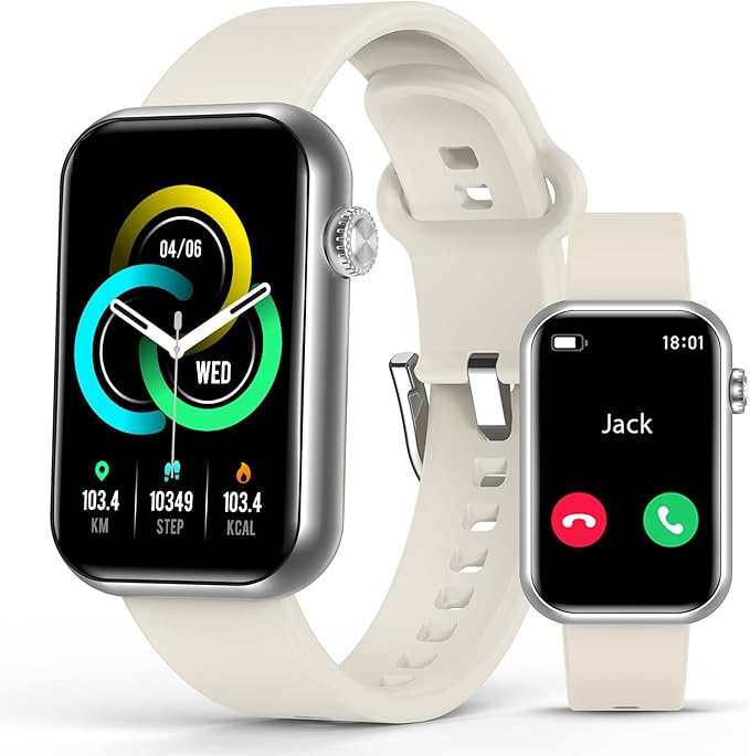 Smart Watch Fitness Tracker, 24/7 Heart Rate Spo2 Blood Pressure Monitor Sleep by EGQINR