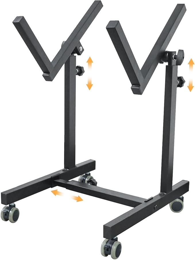 UPELLA Heavy Duty Amplifier Stand, Adjustable Amps Speaker Cabinet Stand Combo - Image 2