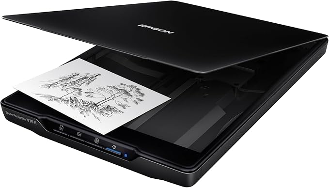 Epson Perfection V19 II Color Photo and Document Flatbed Scanner - Image 7