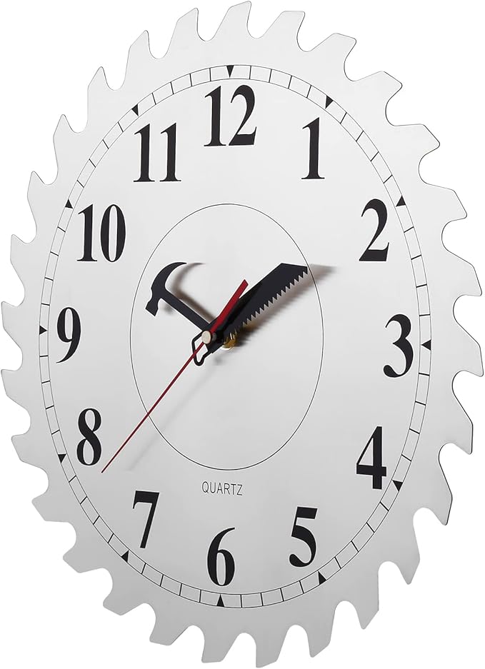 CIGERA 12 Inch Metal Wall Clock - Image 2