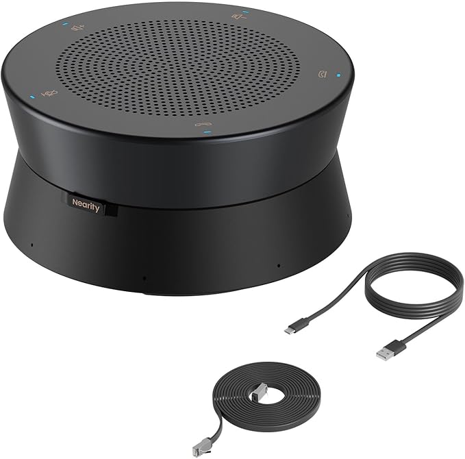 NEARITY A20S Conference Speaker and Microphone, USB Speakerphone w/8 Mics by Nearity
