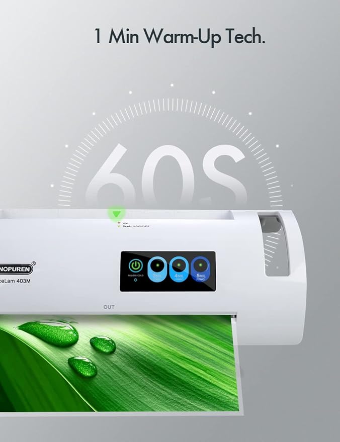 Laminator Machine, SINOPUREN Laminating Machine, Thermal Lamination 9-inch - Image 3