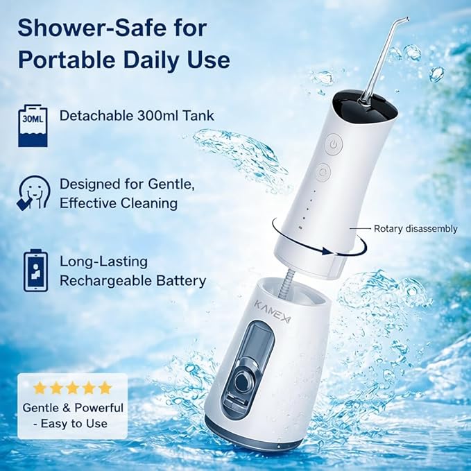 KAMEX Cordless Water Dental Flosser - Image 3