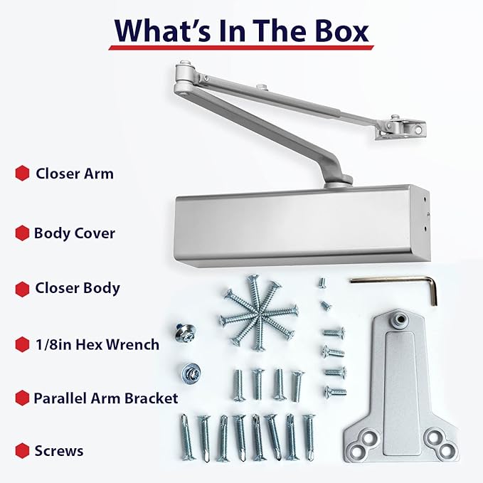 Lawrence Heavy Duty Door Closer Commercial Grade 1 - Image 4