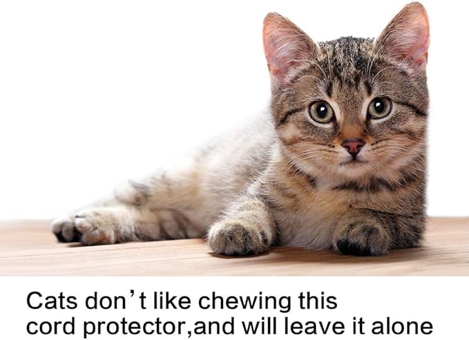 Alex Tech 25ft - 1.25 inch Cord Protector Wire Loom Tubing Cable Sleeve Split - Image 5