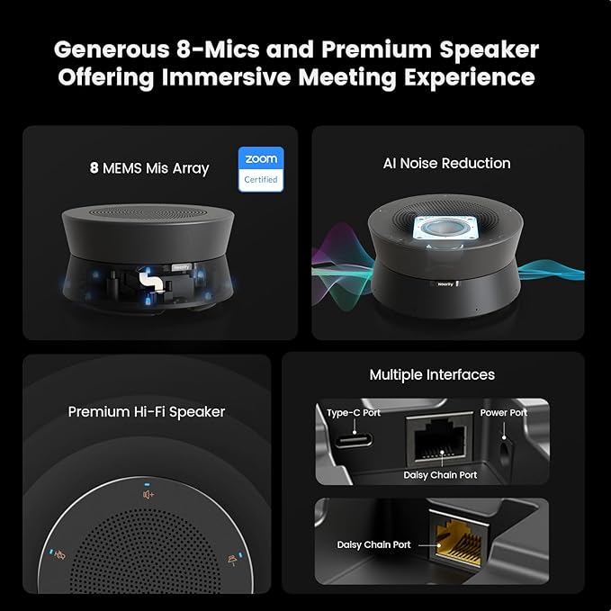 NEARITY Conference Room Camera System, Zoom Certified Scalable Conference - Image 5