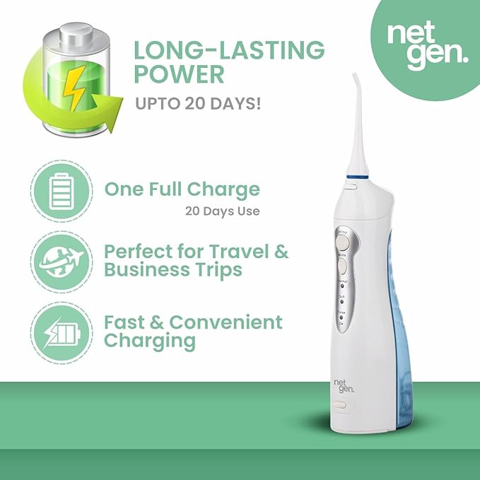 Cordless Water Dental Flosser for Teeth & Gums, Portable Electric Oral Irrigator - Image 3