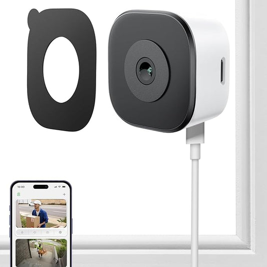 HomiQ 3MP 2K Window Camera for Home Security, 5Ghz & 2.4Ghz WiFi Human by HomiQ