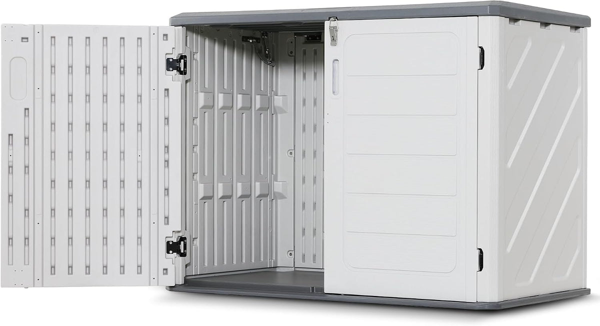 macrout 50 cu ft outdoor storage cabinet, waterproof, main product view