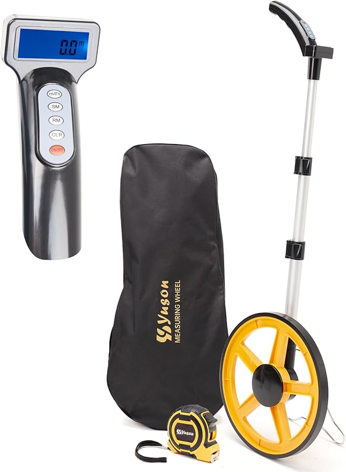 YS YUSON 12 Inch Measuring Wheel in Feet Advanced LED Backlight Display Rolling by YSYUSONMEASURINGTOOL