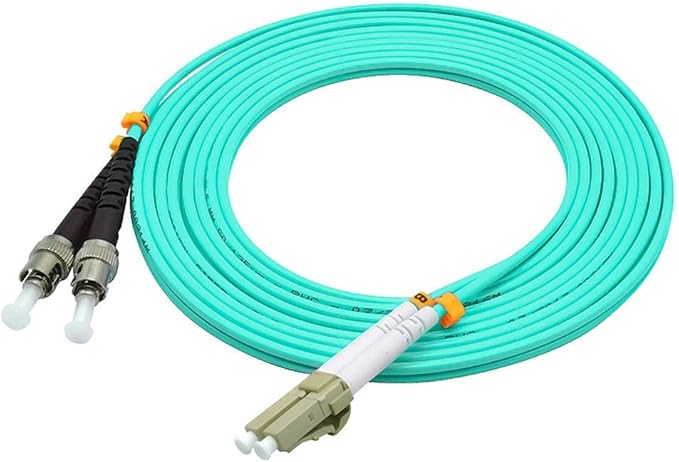 Jeirdus 3Meters 10ft LC to ST Duplex 50/125 10G OM3 Multi-Mode Fiber Optic - Image 4