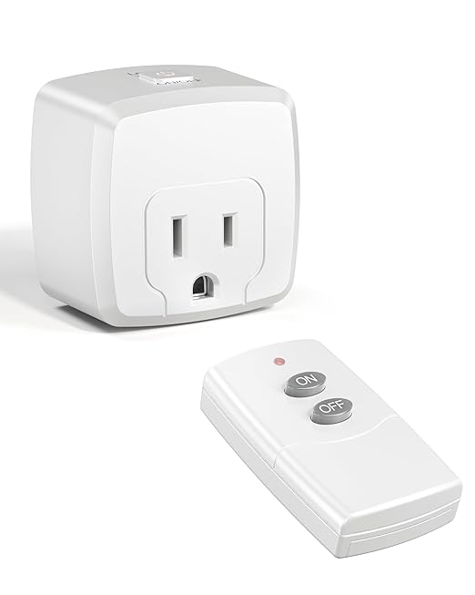 HBN Remote Control Outlet Plug Remote Light Switch Remote Outlet Switch by HBN