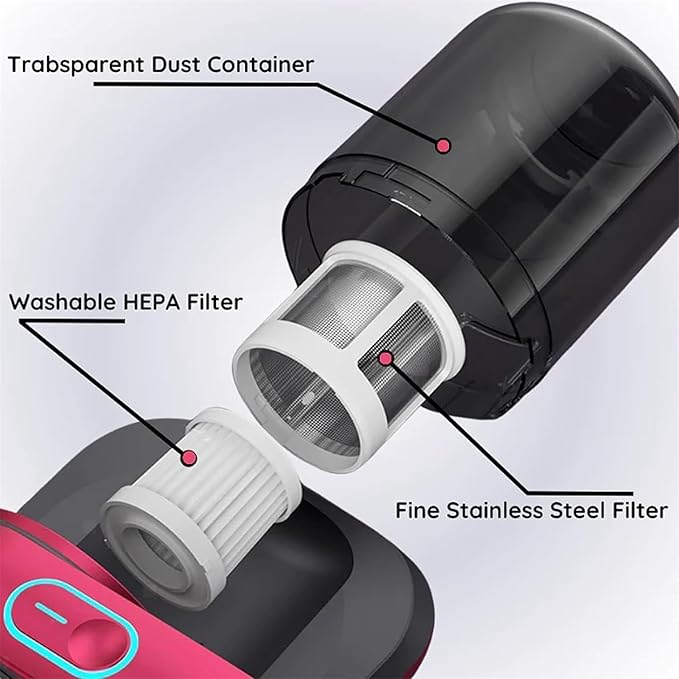 Pure Sleepy Pro Bed Vacuum Dust Mites, 2025 Upgrade 12000pa Pure Sleepy Pro Bed - Image 6