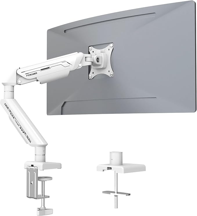 Fydeamer Monitor Arm for 17-35" Screens up to 24.2 lbs, Ergonomic Gas Spring by Fydeamer