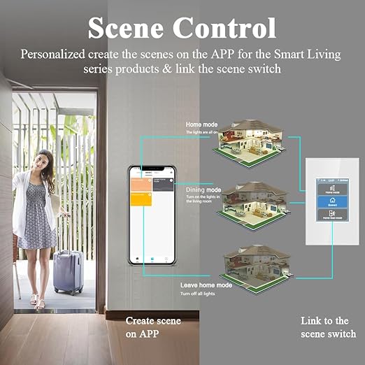LANBON Smart Light Switch, 1/2/3 Gang, 3 Way - Image 8