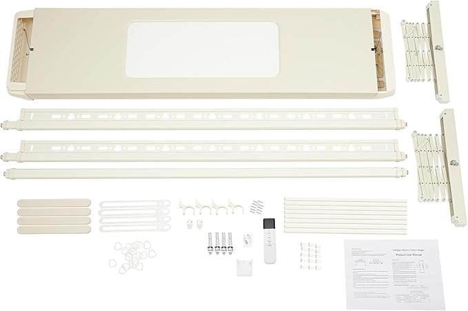 banborba Electric Retractable Airing Rack, Ceiling Mounted Clothes Drying Rack - Image 9