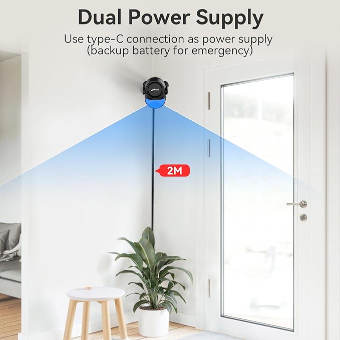 CPVAN WiFi Motion Sensor Alarm, 125dB Wireless DIY Smart PIR Motion Detector - Image 7