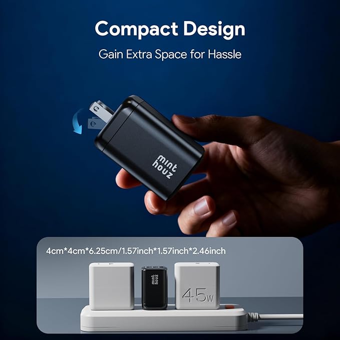 Minthouz 100W GaN Charger, 3-Port PD3.0 Fast Charging Station - Image 6