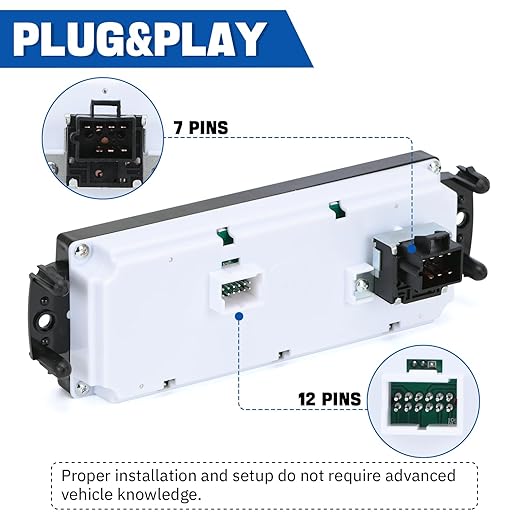 Front Climate Control Module Panel - Image 6