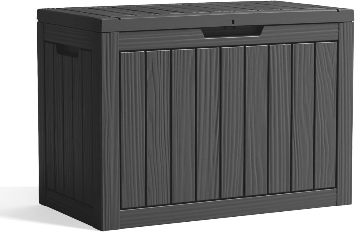 60 gallon outdoor storage box,waterproof uv resistant deck, main product view