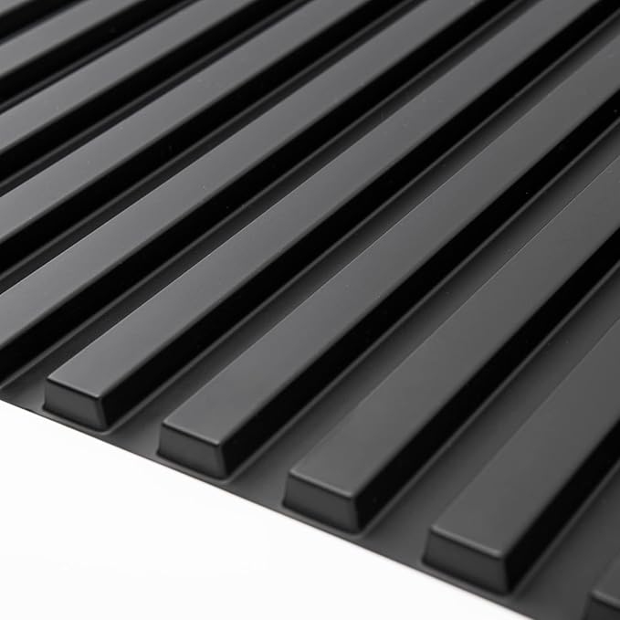 Art3d Slat Wall Panel, 3D Fluted Textured Panel 12-Tile 19.7 x 19.7in. - Image 9