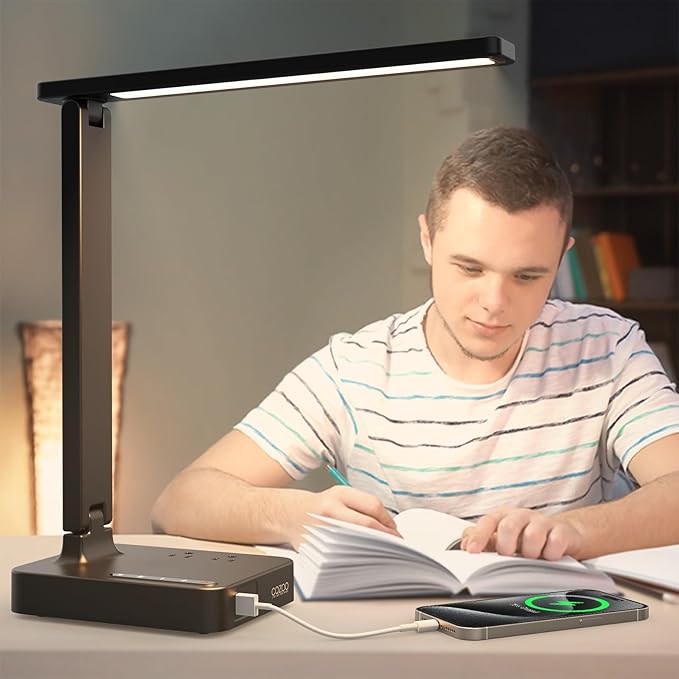 cozoo Desk Lamps for Home Office, Modern LED Desk Lamp for Dorm - Image 6