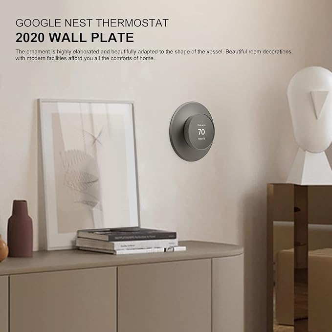 Metal Nest Wall Plate for Google Nest Thermostat 2020, Trim Kit - Image 3