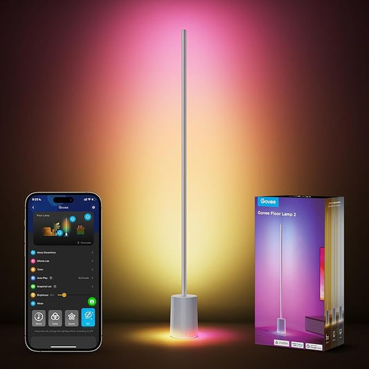 Govee Floor Lamp 2, Warm Cool White LED, Compatible by Govee