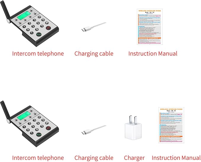 Eujgoov 1000m Distance Wireless Intercom Phone Hands Intercom System - Image 3