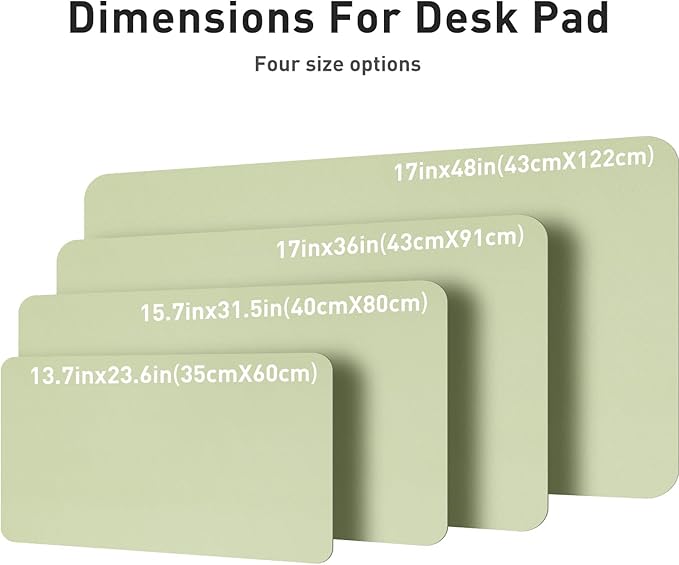 Aothia Leather Desk Pad Protector, Large Mouse Pad, Office Desk Mat, Non-Slip - Image 4