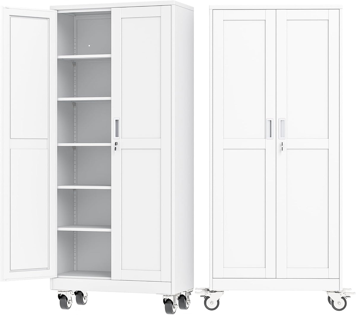 ckzbx metal garage storage cabinet with locking doors, main product view
