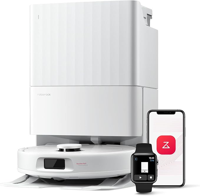 roborock Qrevo Series Robot Vacuum and Mop, 8000Pa Suction, Upgraded from Qrevo by Roborock
